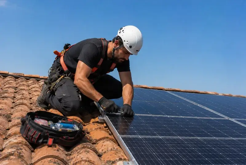 Maintenance et monitoring de panneaux solaires à Langouet