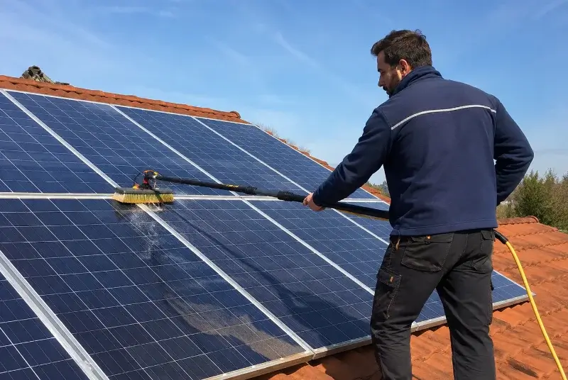 Nettoyage et entretien de panneaux solaires à Langouet